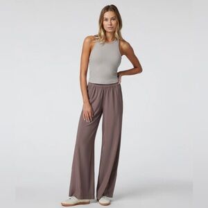 Vuori Villa Wide Leg Pants Chocolate NWT
